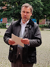 Adrian Andres vom Bezirk Harburg (Foto Gisela Baudy)